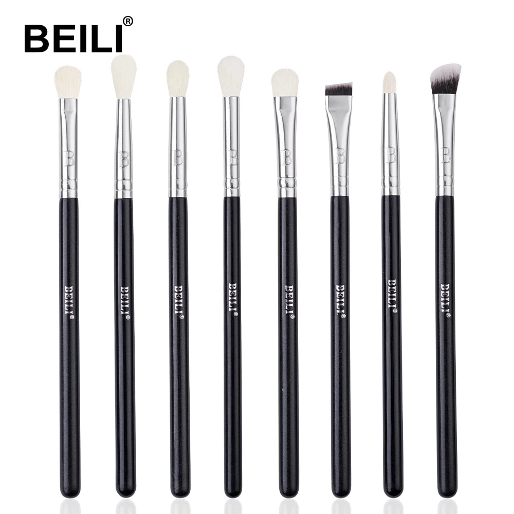 Professional Concealer Brush Set BEILI Flat & Angled Brushes