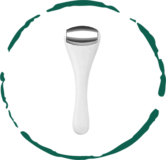 Eye and face ice roller massager for cooling skincare