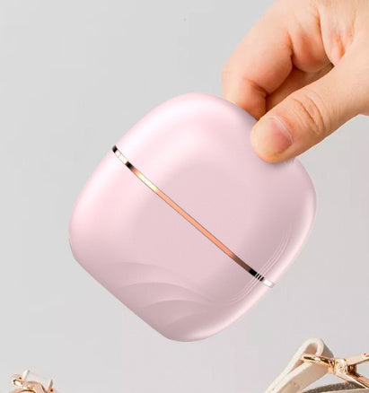 Mini portable hair comb straightener for salon quality styling