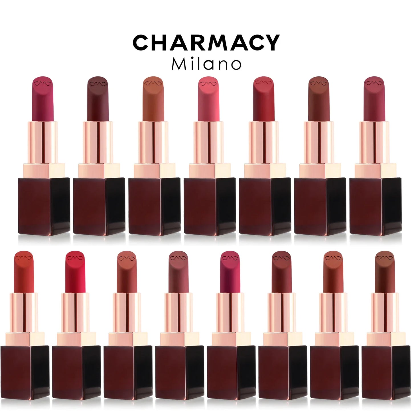 Matte Velvet Lipstick CHARMACY Long Lasting Waterproof