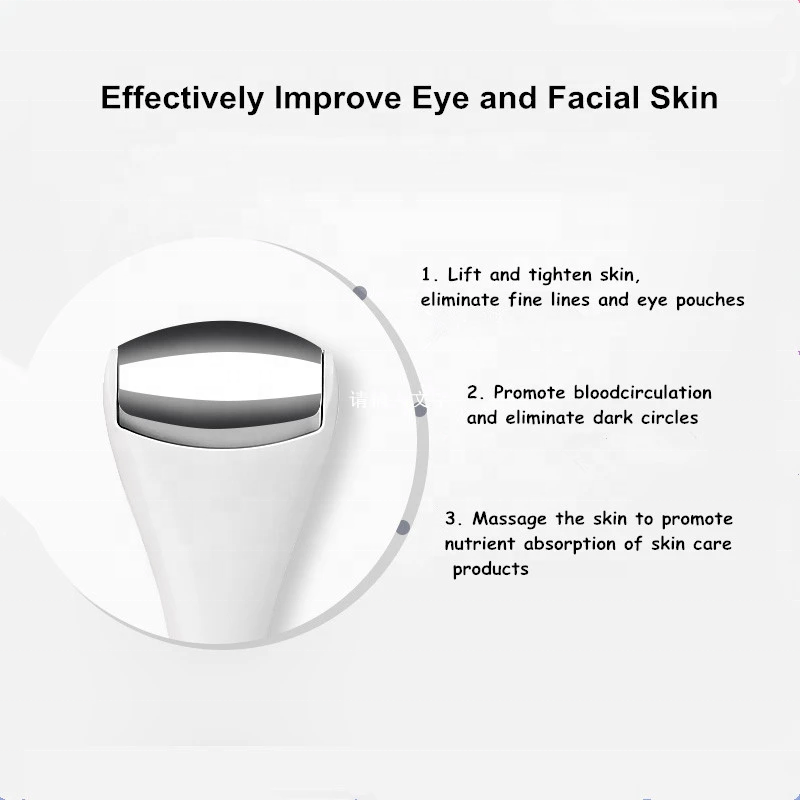 Cooling ice roller tool for facial massage and relaxation