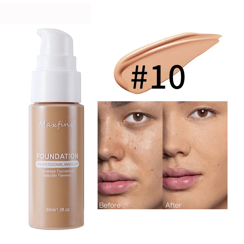 💄 Product Title:  Liquid Foundation & Concealer – Waterproof, Sweat-Resistant, Long-Lasting Professional Makeup