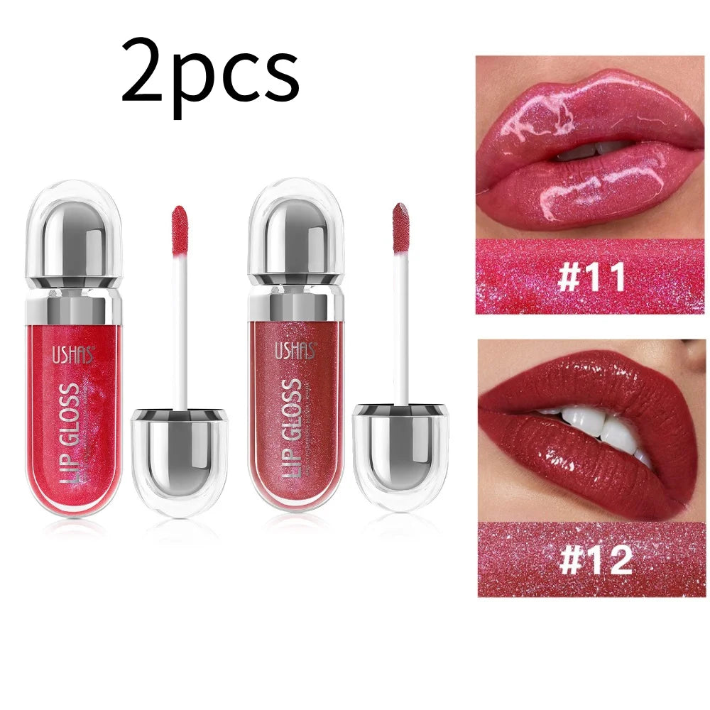 Mirror Shine Liquid Lipstick Set USHAS 12-Color Gloss