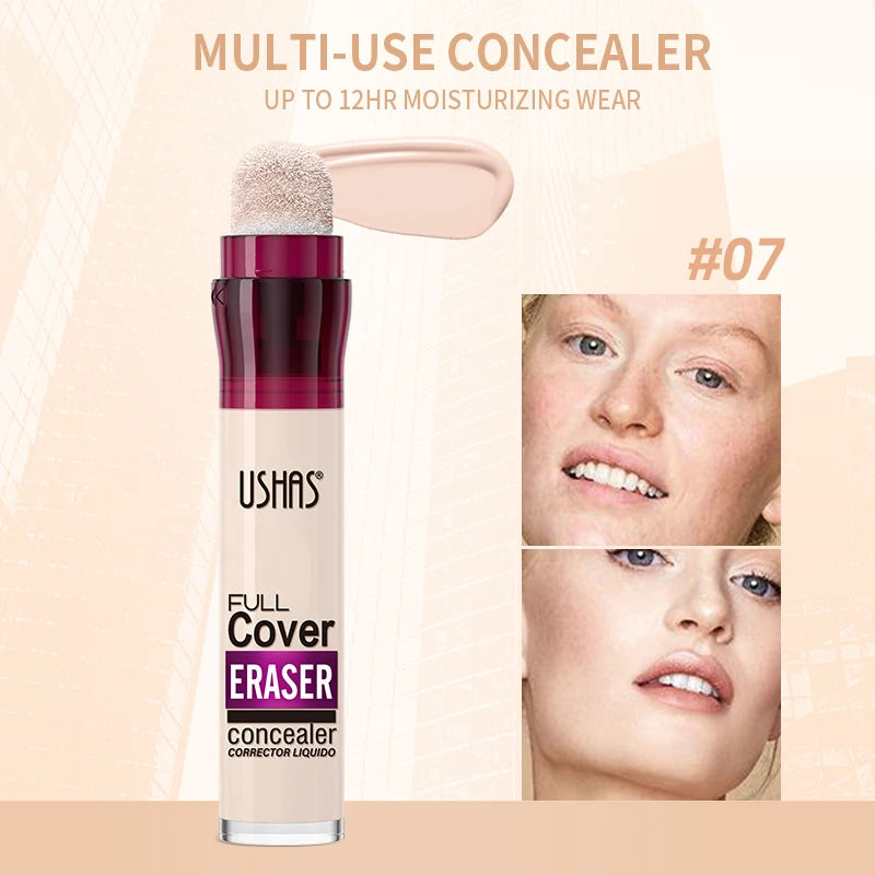 USHAS Liquid Concealer 12-Color Long Lasting Makeup