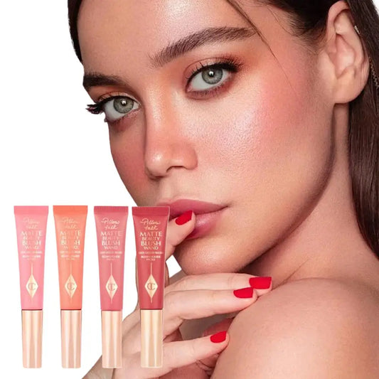 12ml Liquid Blush Compact Pen Long-lasting Non-oxidative Rosy Peach Glow Facial Brightening Contours Makeup For All Skin Types