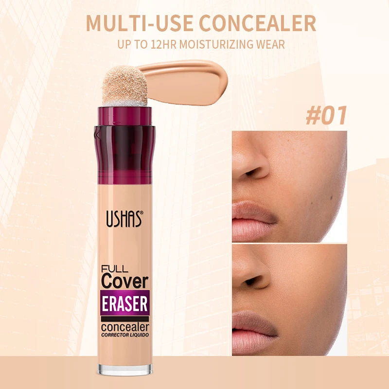 USHAS Liquid Concealer 12-Color Long Lasting Makeup