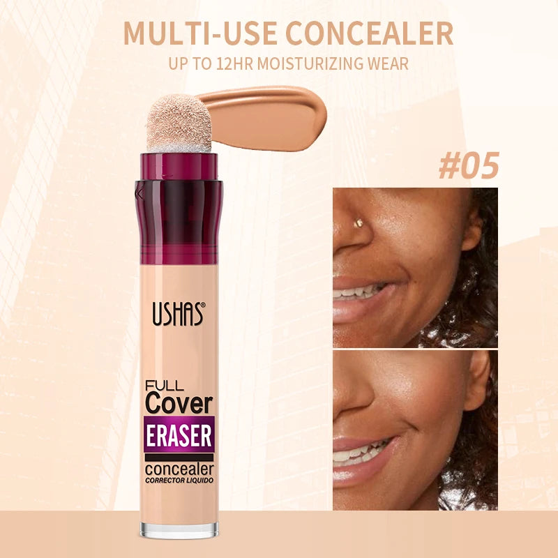 USHAS Liquid Concealer 12-Color Long Lasting Makeup