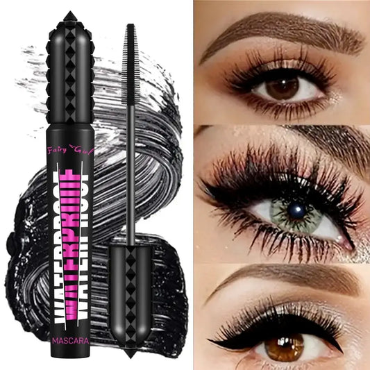 🖤 Product Title:  4D Waterproof Black Mascara – Lengthening & Volumizing Lash Extension Effect | Korean Makeup