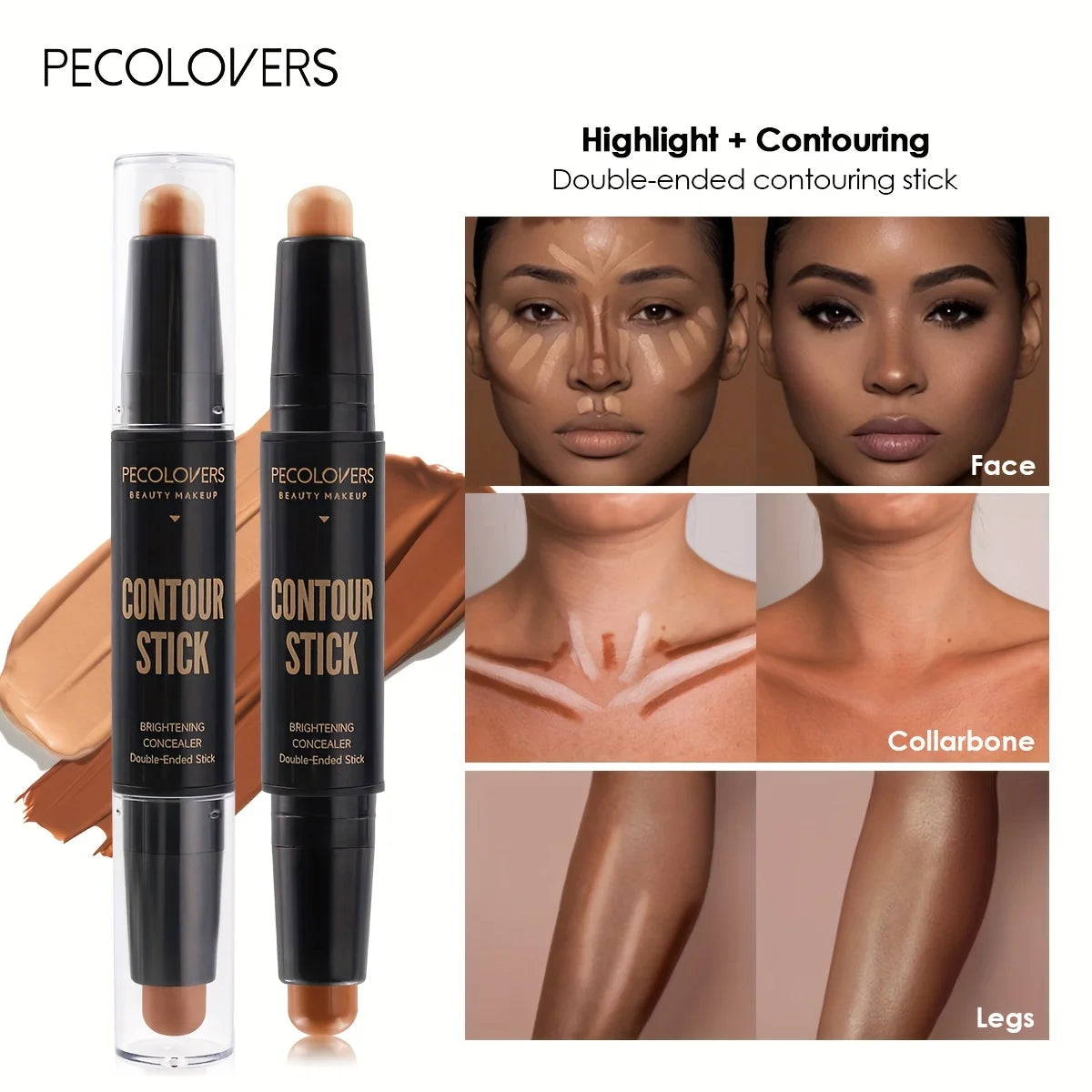Face Concealer Contouring Cream for Bronzer and Foundation