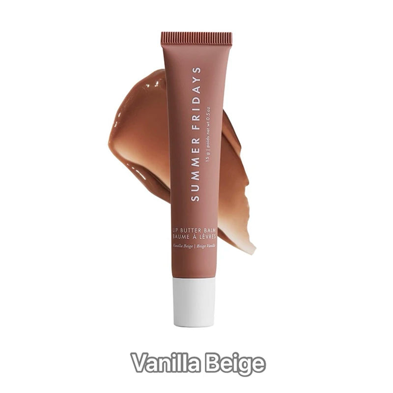 Summer Fridays Vanilla Beige Lip Balm – Hydrating Glossy Lip Tint & Moisturizing Lip Care