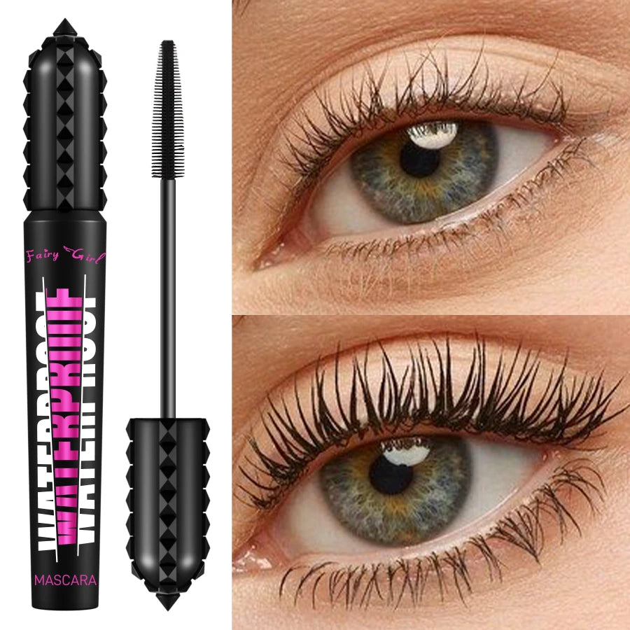🖤 Product Title:  4D Waterproof Black Mascara – Lengthening & Volumizing Lash Extension Effect | Korean Makeup