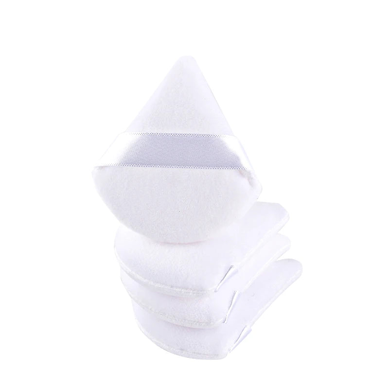Triangle Velvet Powder Puff Reusable Mini Makeup Sponge