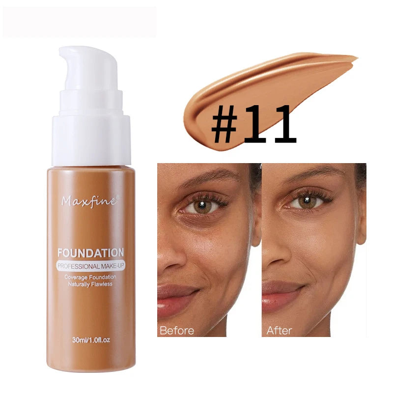 💄 Product Title:  Liquid Foundation & Concealer – Waterproof, Sweat-Resistant, Long-Lasting Professional Makeup