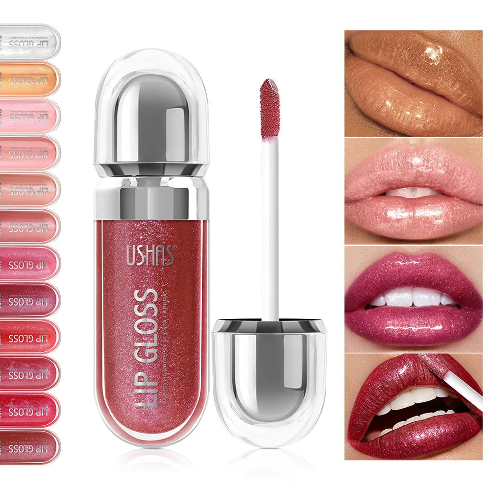 Mirror Shine Liquid Lipstick Set USHAS 12-Color Gloss