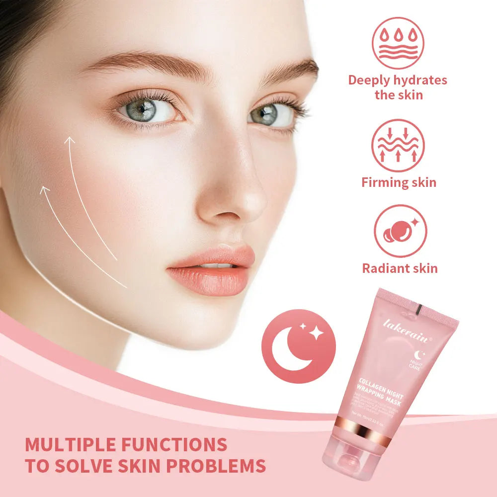 Korean Collagen Face Mask Peel Off with benefits of hydration, firming, and radiant skin.