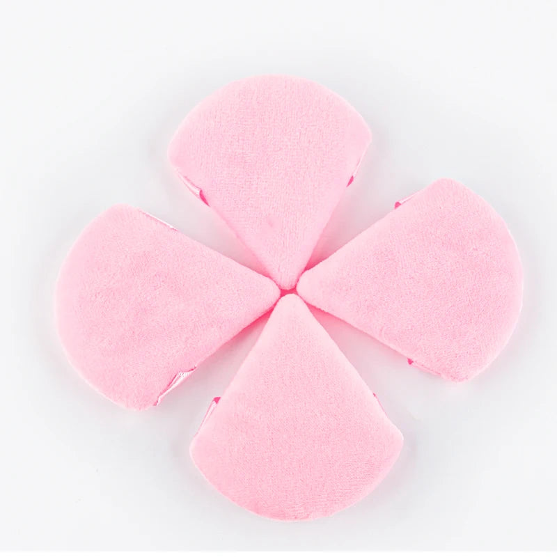 Triangle Velvet Powder Puff Reusable Mini Makeup Sponge
