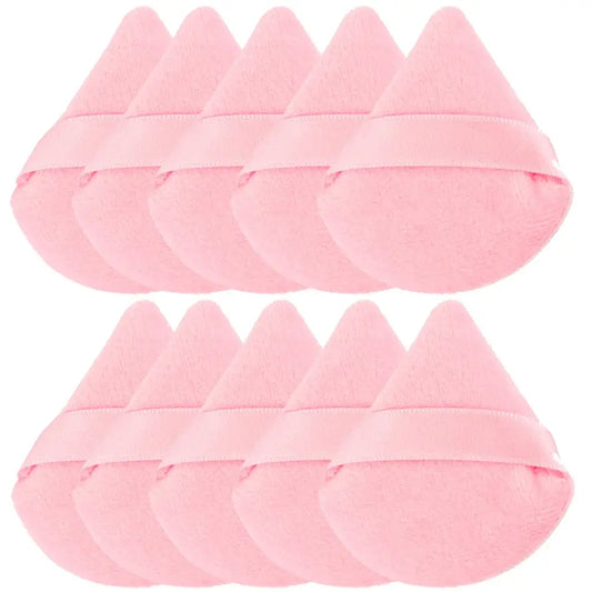 Triangle Velvet Powder Puff Reusable Mini Makeup Sponge