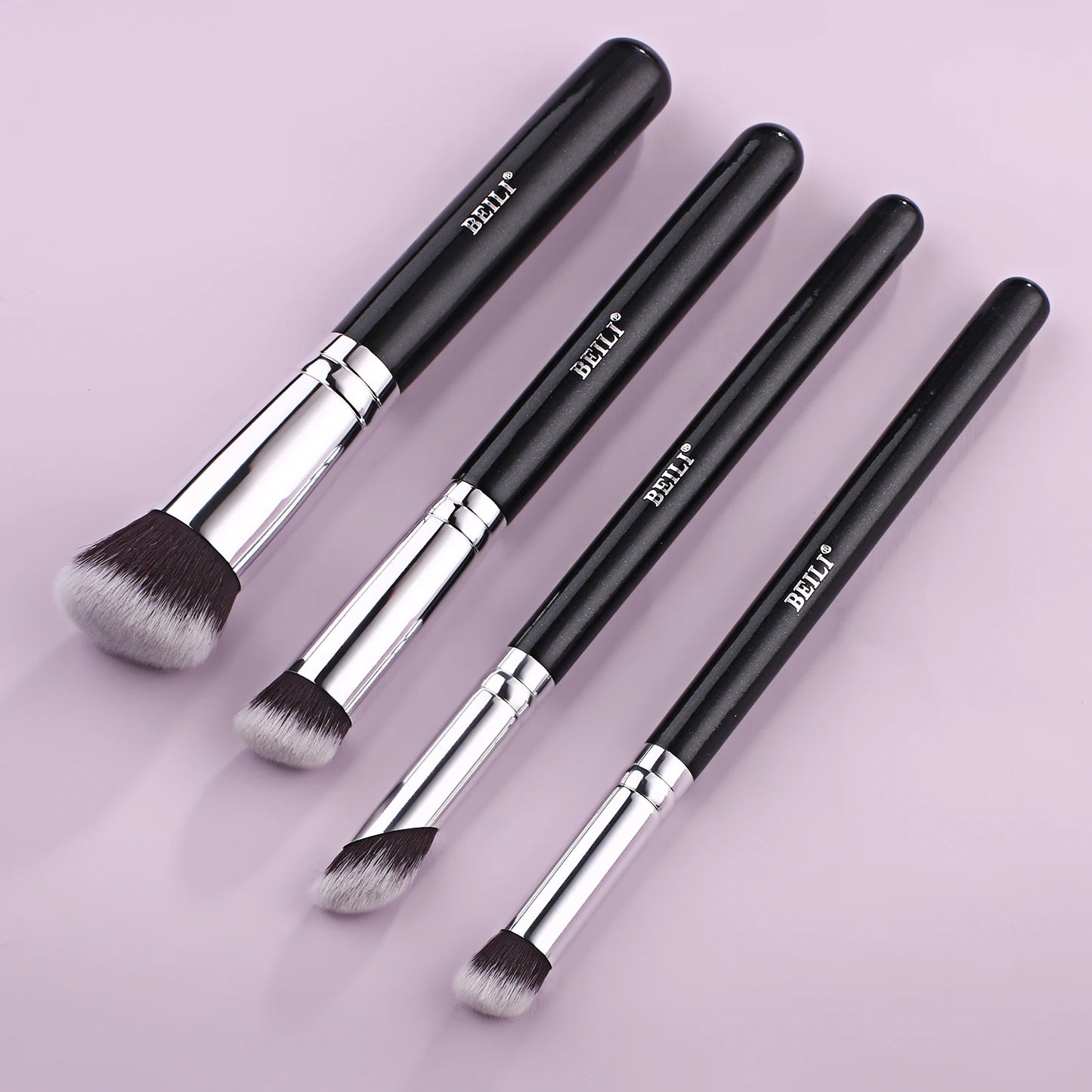 Professional Concealer Brush Set BEILI Flat & Angled Brushes