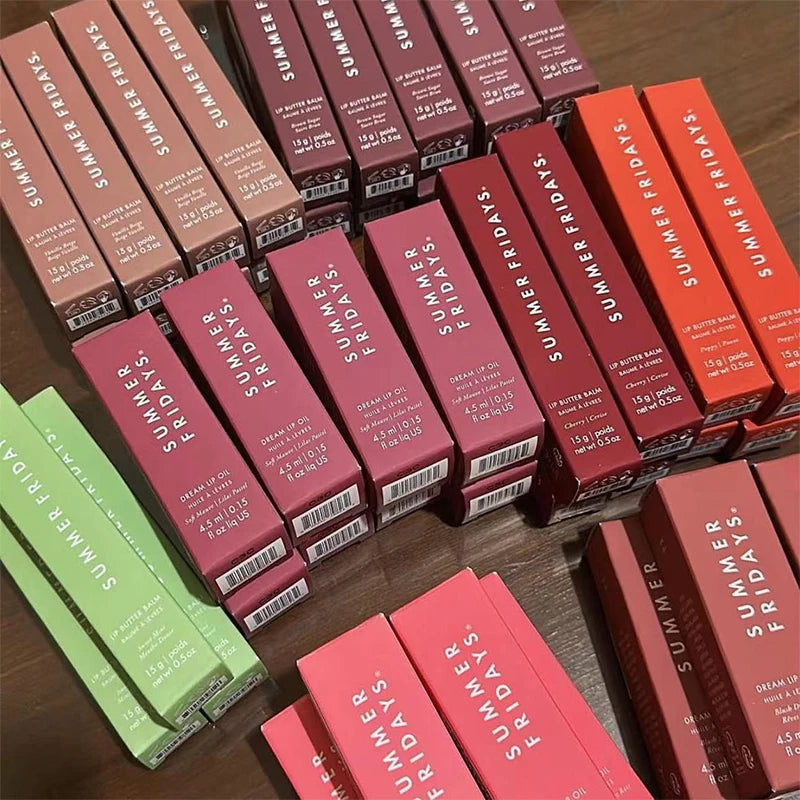 Summer Fridays Vanilla Beige Lip Balm – Hydrating Glossy Lip Tint & Moisturizing Lip Care