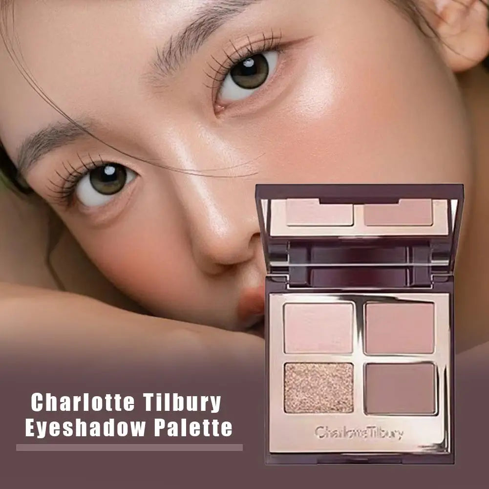 Charlotte Tilbury 4-color Eyeshadow Palette Delicate Long-lasting Color Brightens Makeup And Creates 3-dimensional Eye Makeup