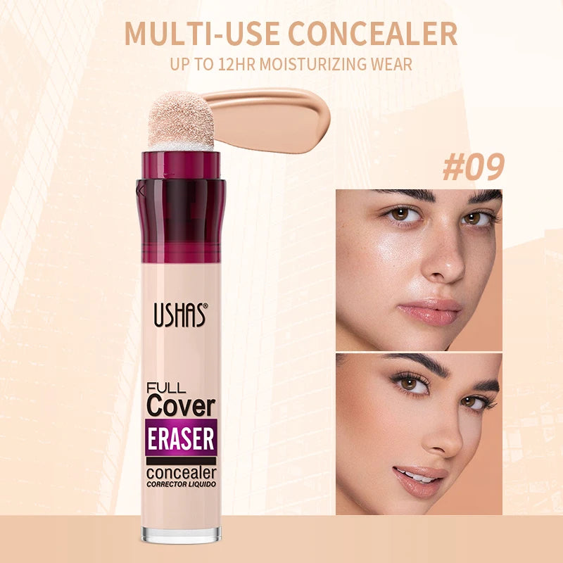 USHAS Liquid Concealer 12-Color Long Lasting Makeup