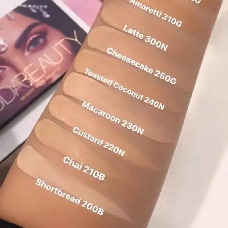 Powder Fine Breathable Texture Loose Powder Concealer Long Lasting Makeup Liquid Foundation Flawless Lusterless Huda Cosmetics