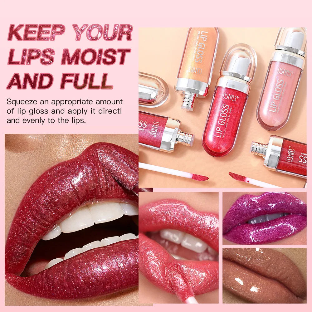 Mirror Shine Liquid Lipstick Set USHAS 12-Color Gloss