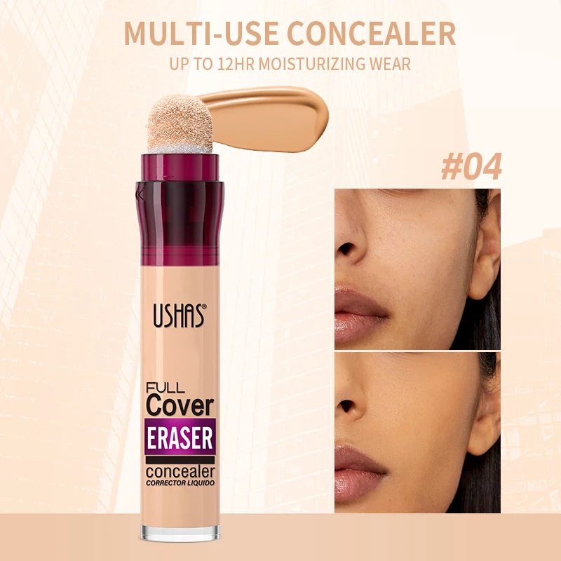 USHAS Liquid Concealer 12-Color Long Lasting Makeup