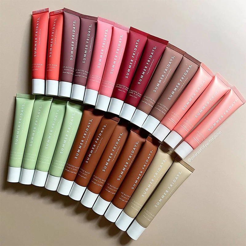 Summer Fridays Vanilla Beige Lip Balm – Hydrating Glossy Lip Tint & Moisturizing Lip Care