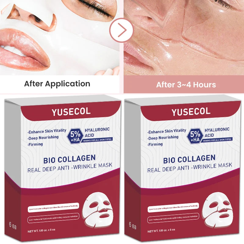 Korean Collagen Face Mask Deep Hydration and Brightening Treatment