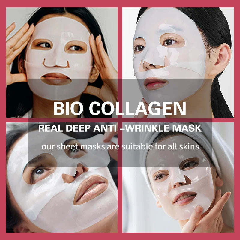 Korean Collagen Face Mask Deep Hydration and Brightening Treatment