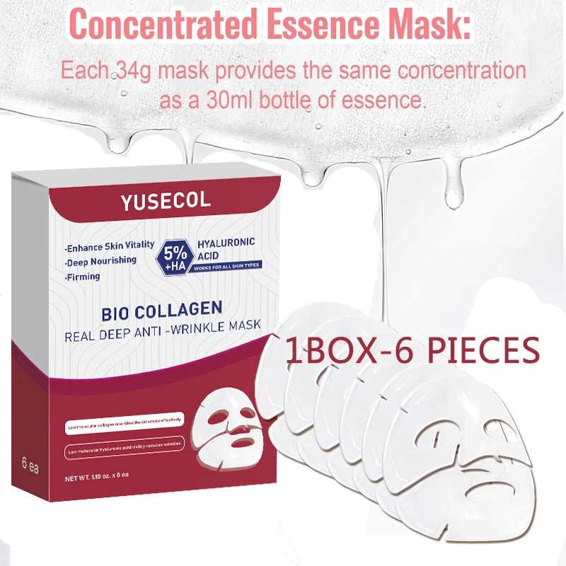 Korean Collagen Face Mask Deep Hydration and Brightening Treatment