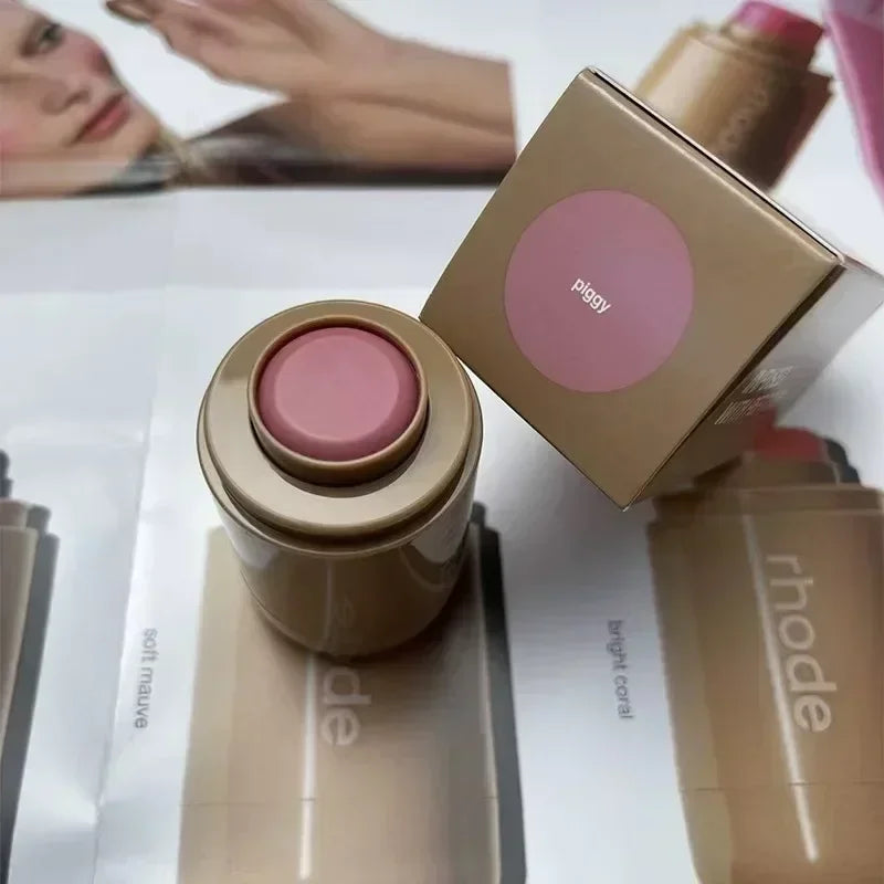 Makeup Cream Blusher and Lip Gloss Stick Multi-Use Color