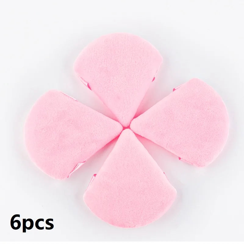 Triangle Velvet Powder Puff Reusable Mini Makeup Sponge