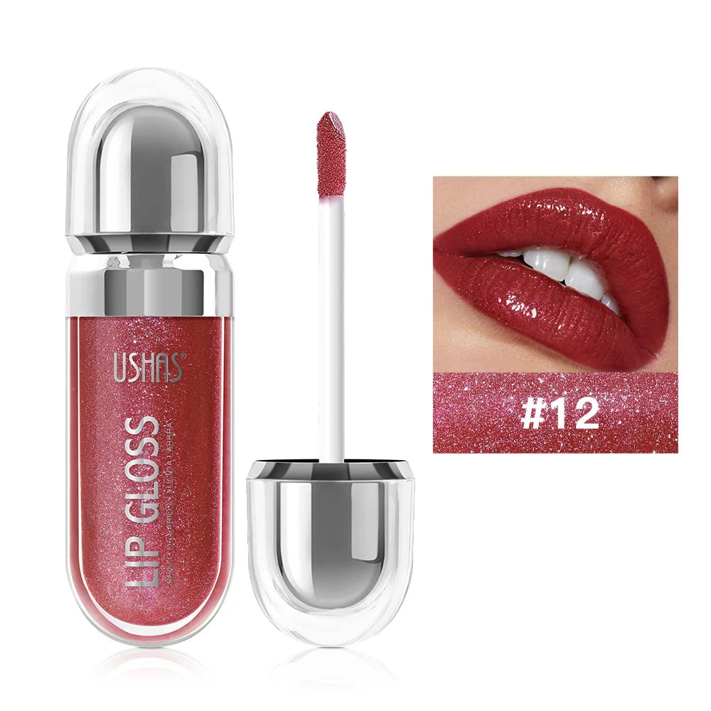 Mirror Shine Liquid Lipstick Set USHAS 12-Color Gloss
