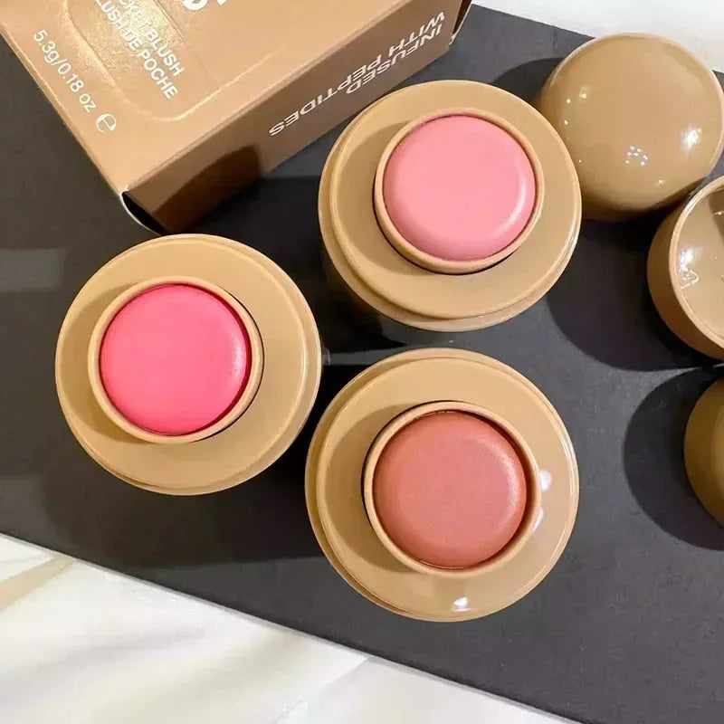 Makeup Cream Blusher and Lip Gloss Stick Multi-Use Color
