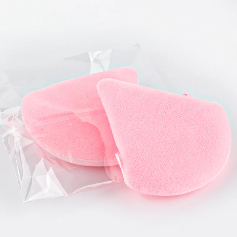 Triangle Velvet Powder Puff Reusable Mini Makeup Sponge