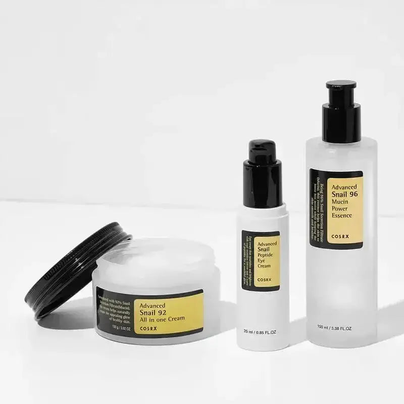 🧴 Product Title:  Advanced Snail Essence Skin Care Set – Collagen 92 Face Cream, Toner, Cleanser & Sunscreen for Sensitive Skin