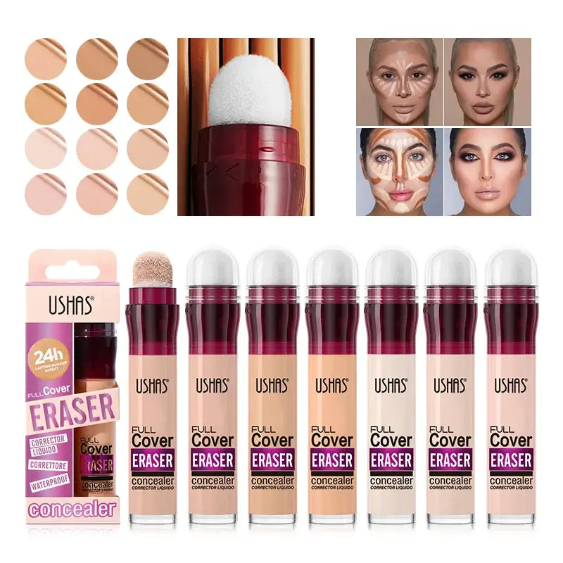 USHAS Liquid Concealer 12-Color Long Lasting Makeup