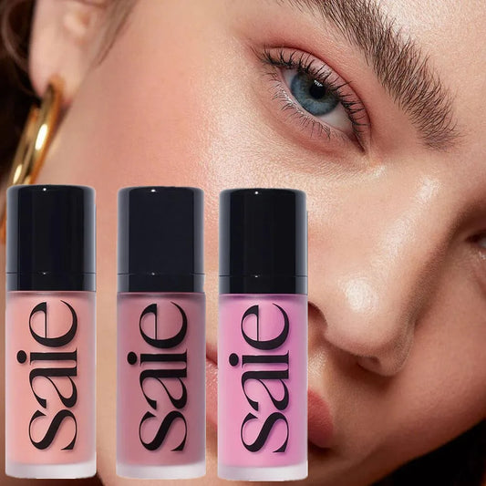 Saie Matte Liquid Blush – Long-Lasting Natural Glow & Soft Contour Finish
