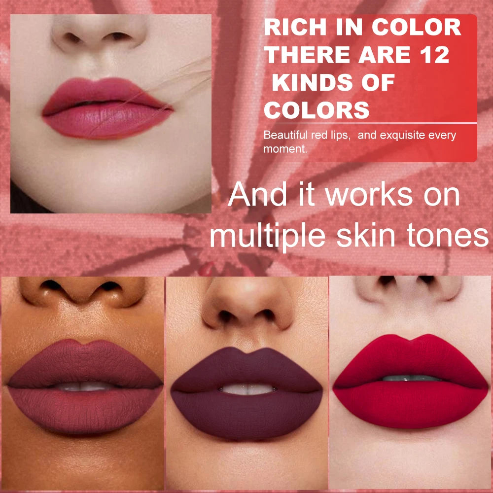 Lip Liner Pen Set Long-Lasting Waterproof Lip Gloss Pencils